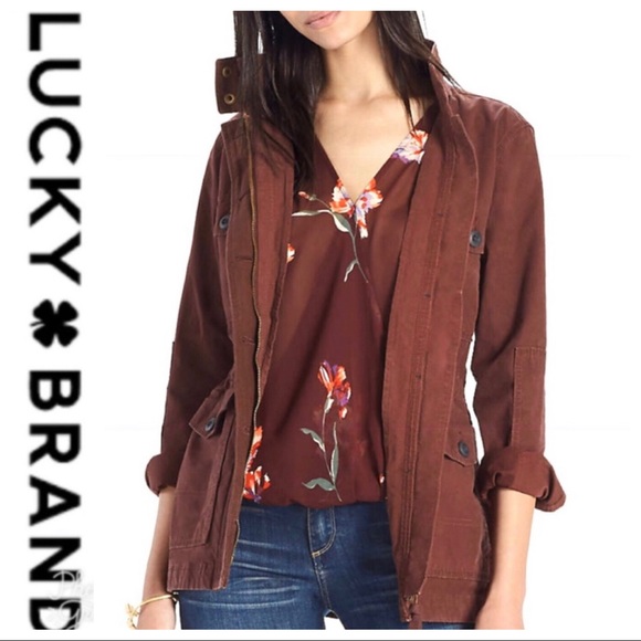 COPY - 💕SALE💕 Lucky Brand Burgundy Cargo Jacket - Picture 2 of 8